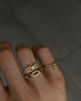 Daisy White Diamonds Ring